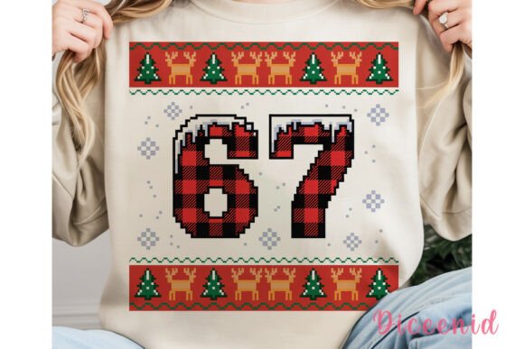 67 Plaid Christmas Sublimation Design: Illustrations for Branding