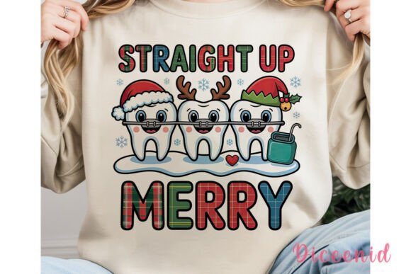 Christmas Braces Teeth PNG Clipart for Illustrations