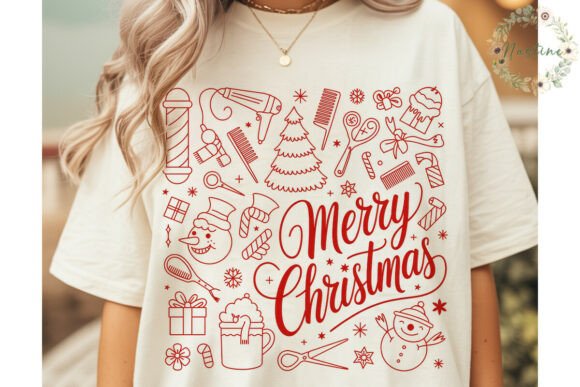Christmas Hair Stylist PNG Clipart for Illustrations