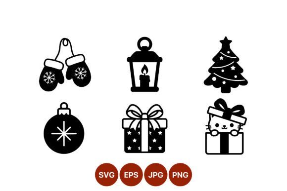 Christmas Icons Set Black White: A Practical Review for Illustrations and Digital Sellers