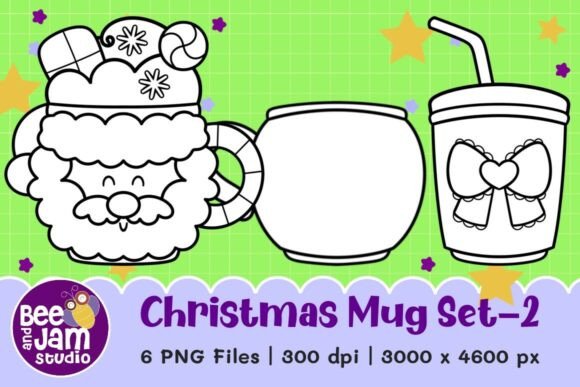 Christmas Mug Clipart Set-2: A Designer’s Review for Illustrations