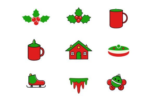 Christmas Vector Icon S Review for Illustrations