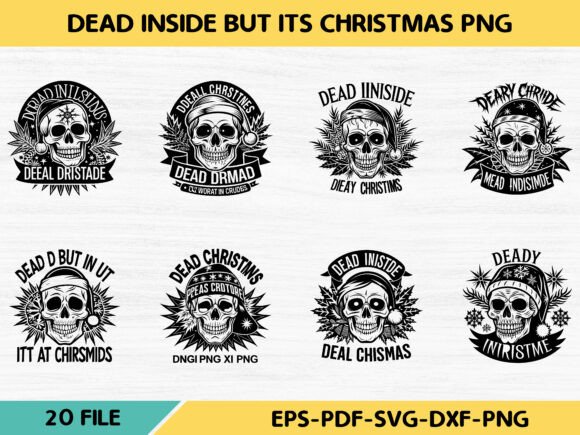 Dead Inside but Its Christmas SVG Bundle: A Publisher’s Review of Seasonal Illustrations