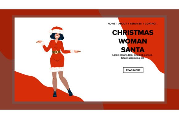Holiday Christmas Woman Santa Vector Review: Premium Illustrations for Bloggers