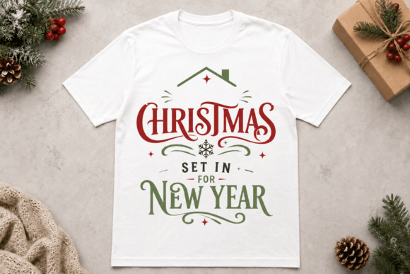 Home Christmas New Year Typography: Freebies for Crafters