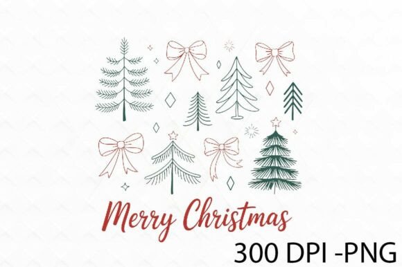 Merry Christmas Tree Png Design Review for Brand Illustrations