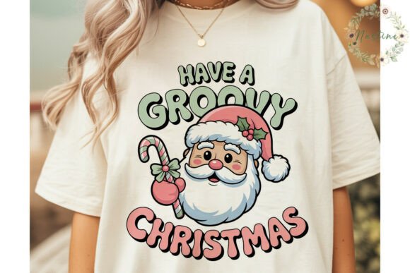 Retro Santa Christmas PNG Clipart for Blog Graphics and Illustrations