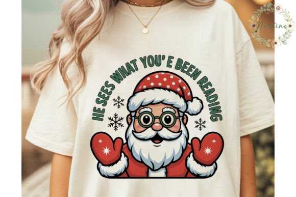 Santa Reading Christmas PNG Clipart: A Designer’s Take on Seasonal Illustrations