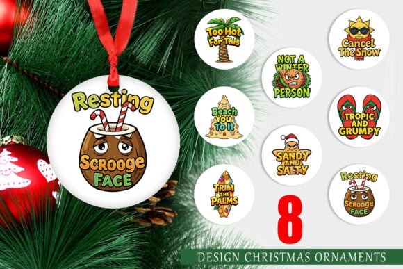 Sarcastic Tropical Christmas Ornament: A Practical Review for Digital Sellers