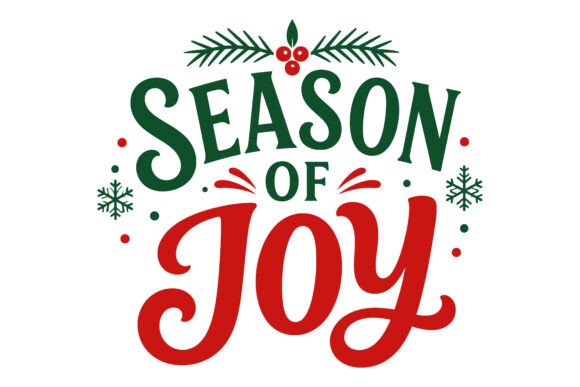 Season of Joy Christmas SVG: Freebies for Blog Design