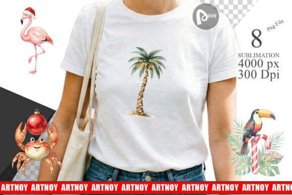 Vintage Tropical Christmas Sublimation: A Designer’s Review for Modern Illustrations