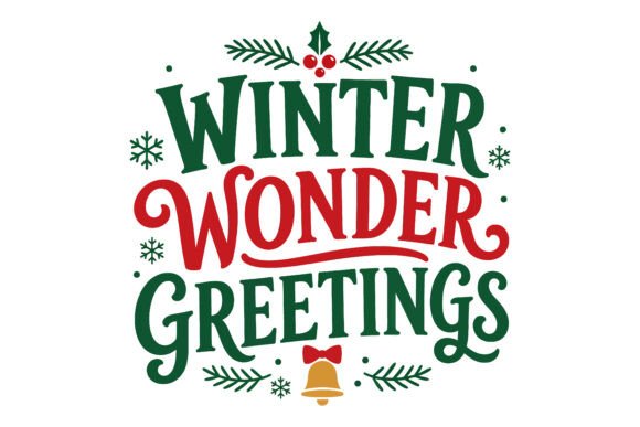 Winter Wonder Greetings Christmas